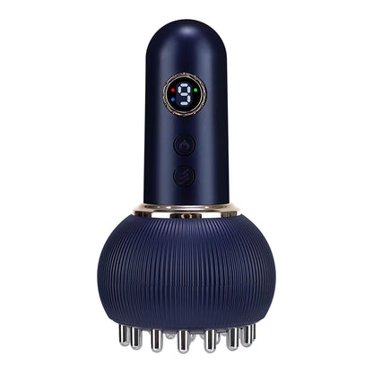 Wlireless Eletric Heated Meridian Brush Massage Lymphatic Drainage Machine Heating Microcurrent anti Cellulite Body Back Massage